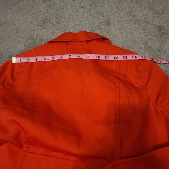Old Navy Coral Trench Coat Small - Picture 7 of 7
